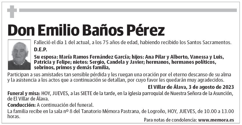Don Emilio Baños Pérez