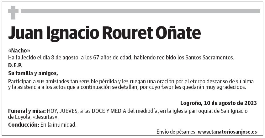 Juan Ignacio Rouret Oñate
