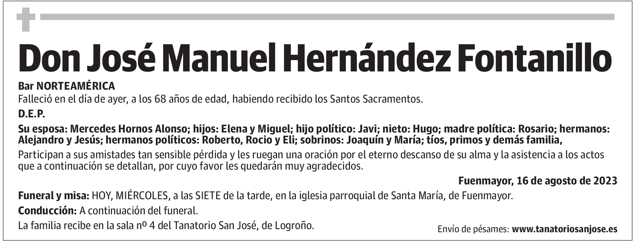 Don José Manuel Hernández Fontanillo