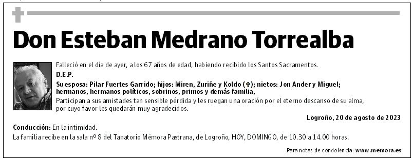 Don Esteban Medrano Torrealba