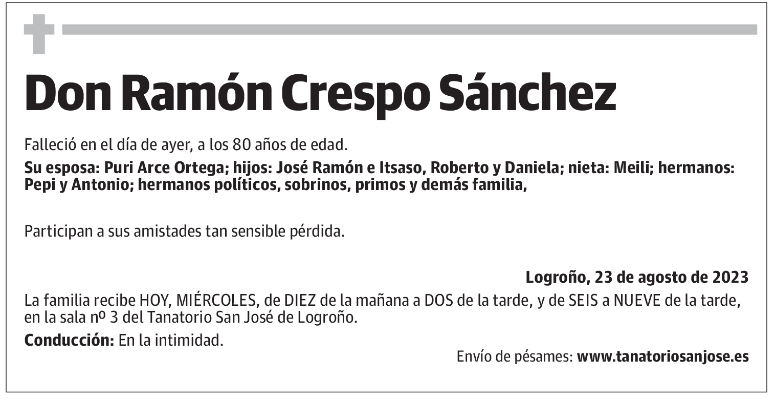 Don Ramón Crespo Sánchez