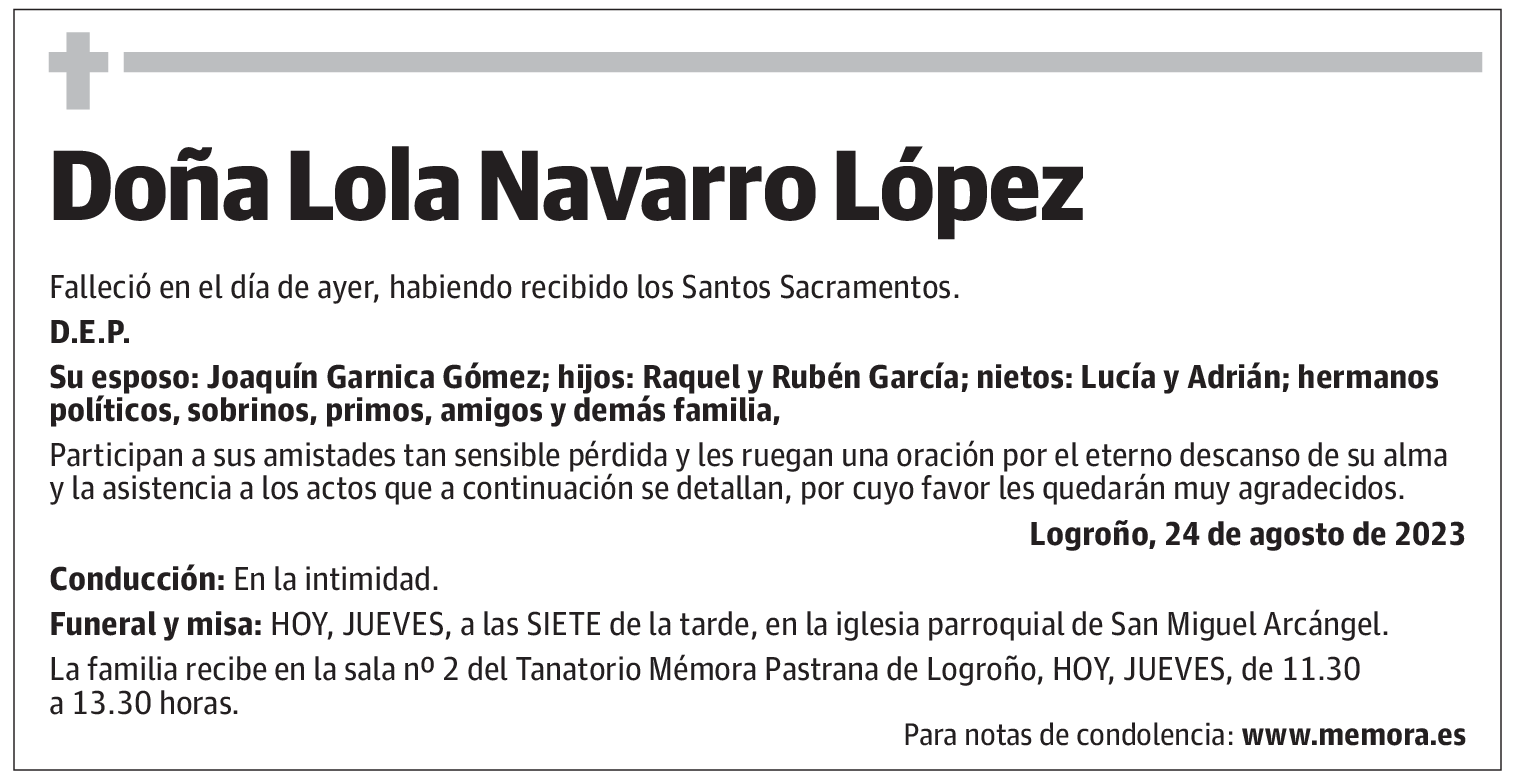 Doña Lola Navarro López