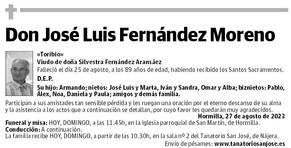 Don José Luis Fernández Moreno