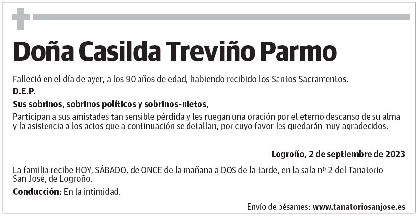Doña Casilda Treviño Parmo