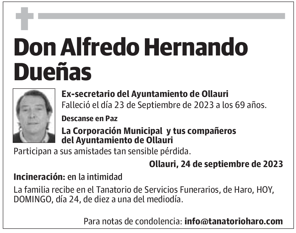 Don Alfredo Hernando Dueñas
