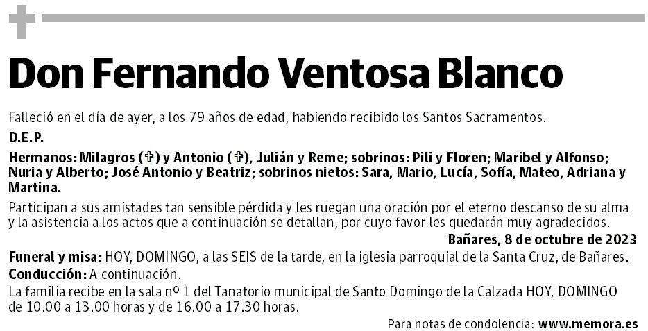 Don Fernando Ventosa Blanco