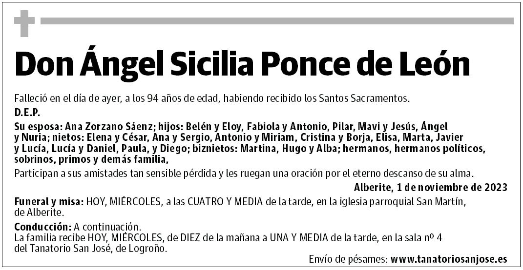 Don Ángel Sicilia Ponce de León
