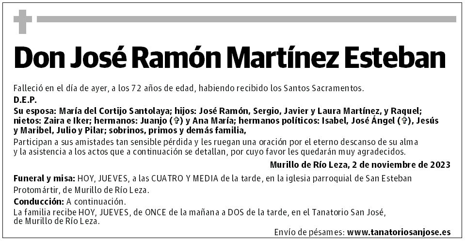 Don José Ramón Martínez Esteban