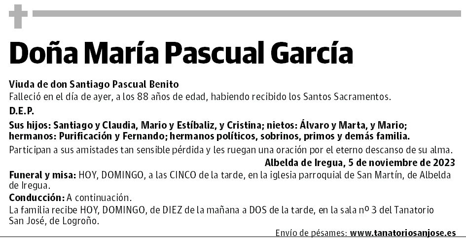 Doña María Pascual García
