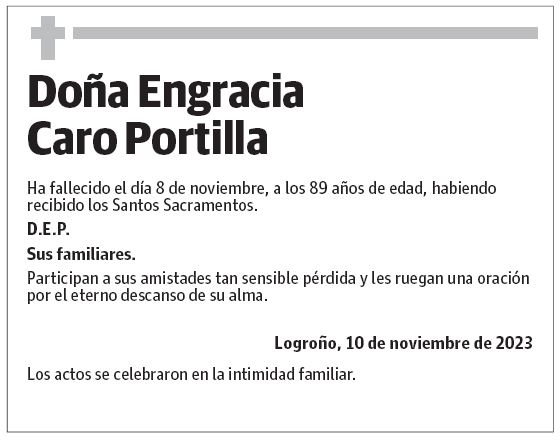 Doña Engracia Caro Portilla