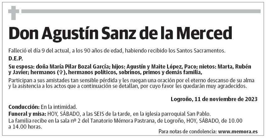 Don Agustín Sanz de la Merced