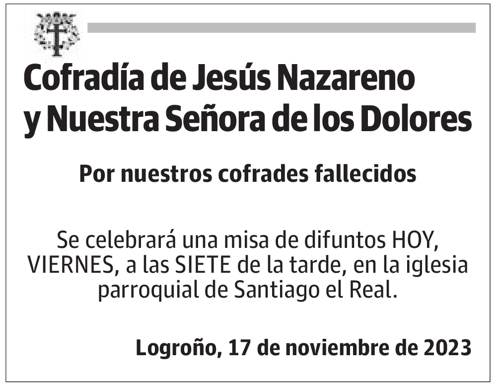 Cofradía de Jesús Nazareno y Nuestra Señora de los Dolores