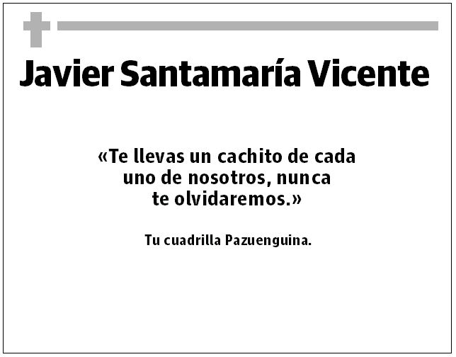 Javier Santamaría Vicente