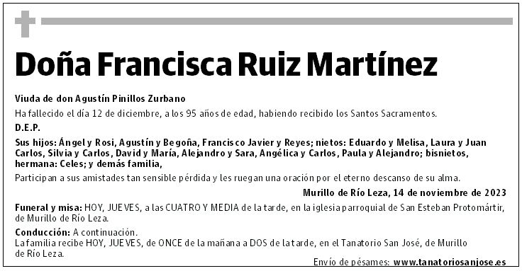 Doña Francisca Ruiz Martínez