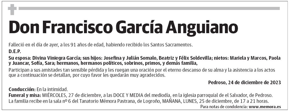 Don Francisco García Anguiano