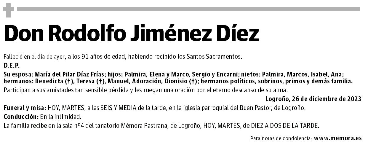 Don Rodolfo Jiménez Díez