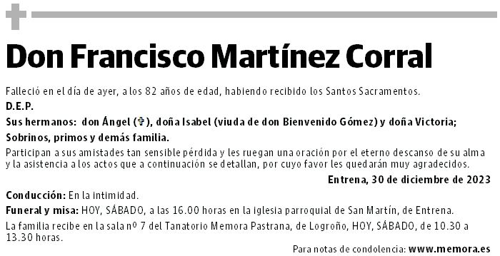 Don Francisco Martínez Corral