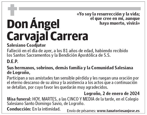 Don Ángel Carvajal Carrera