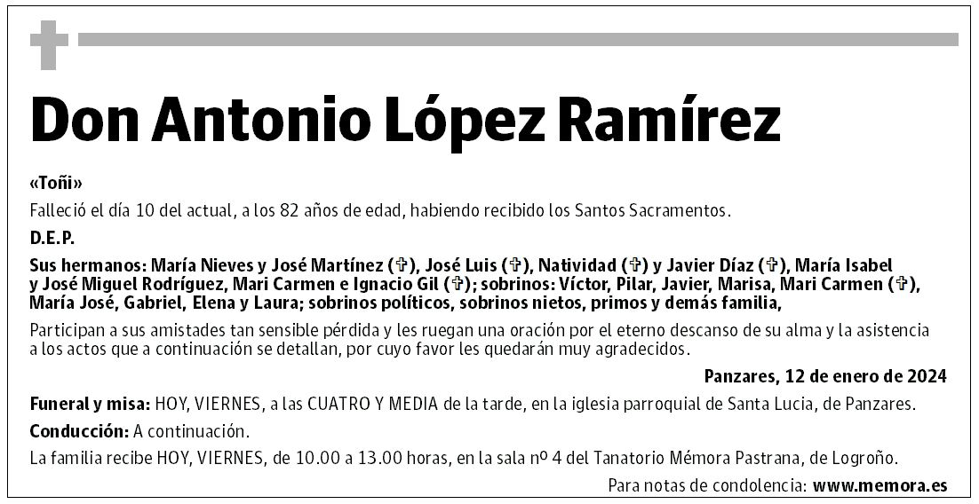 Don Antonio López Ramírez