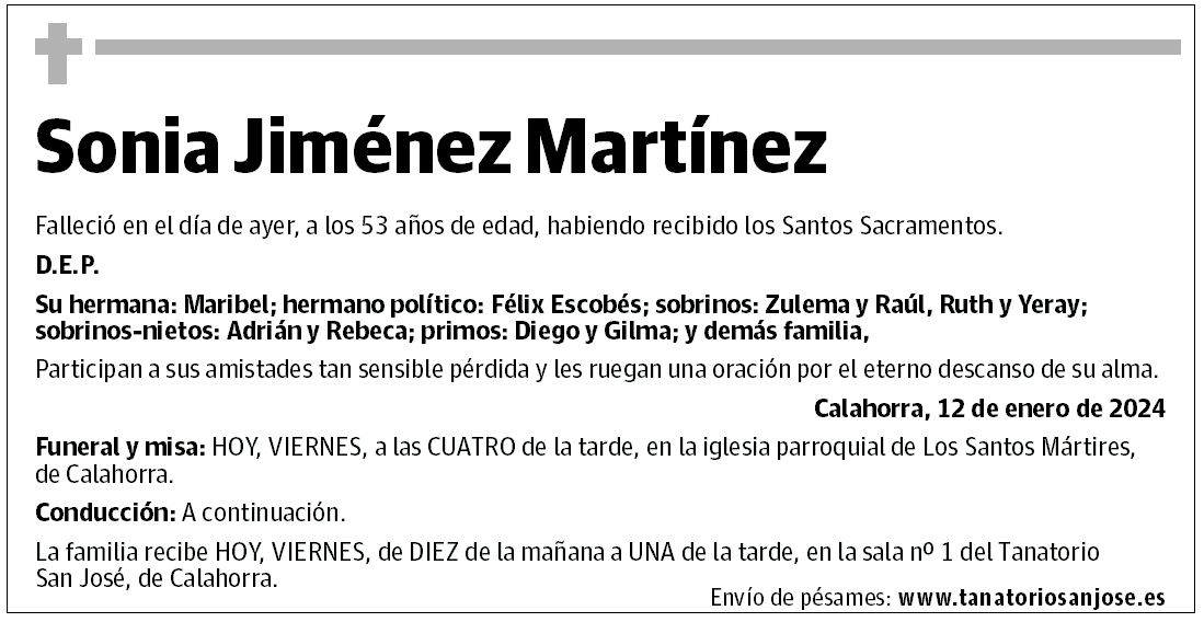 Sonia Jiménez Martínez