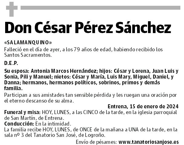 Don César Pérez Sánchez