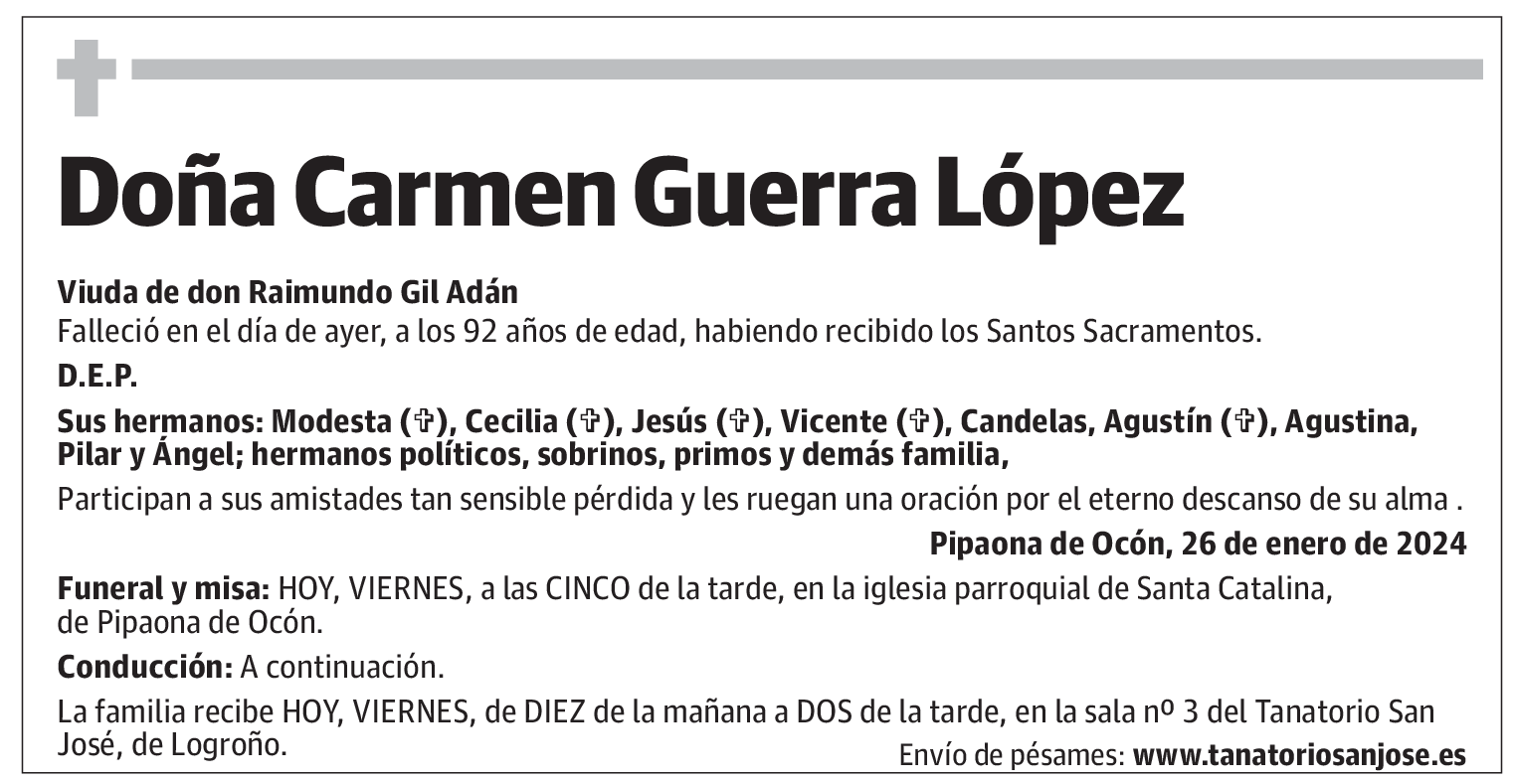 Doña Carmen Guerra López