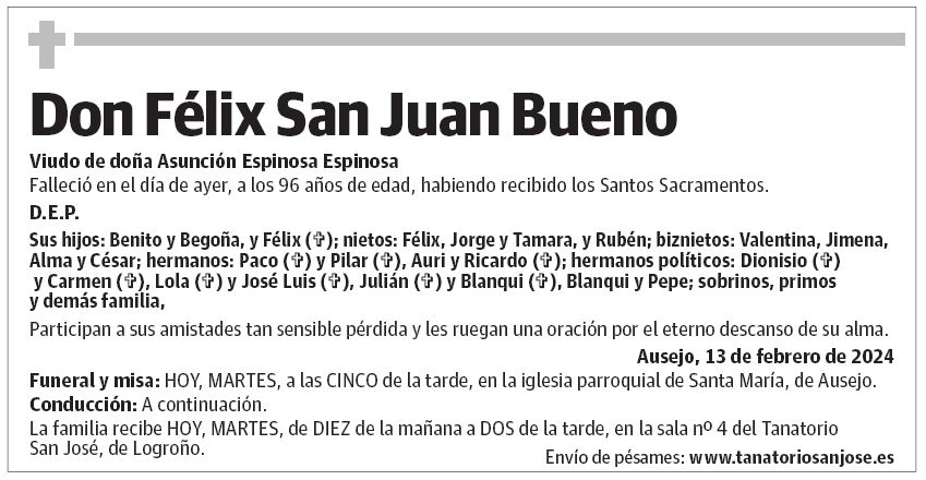 Don Félix San Juan Bueno