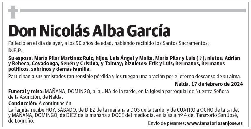 Don Nicolás Alba García
