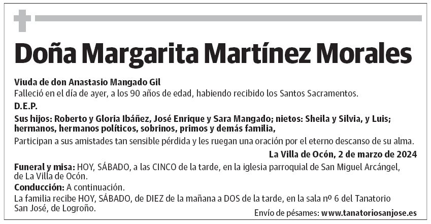 Doña Margarita Martínez Morales