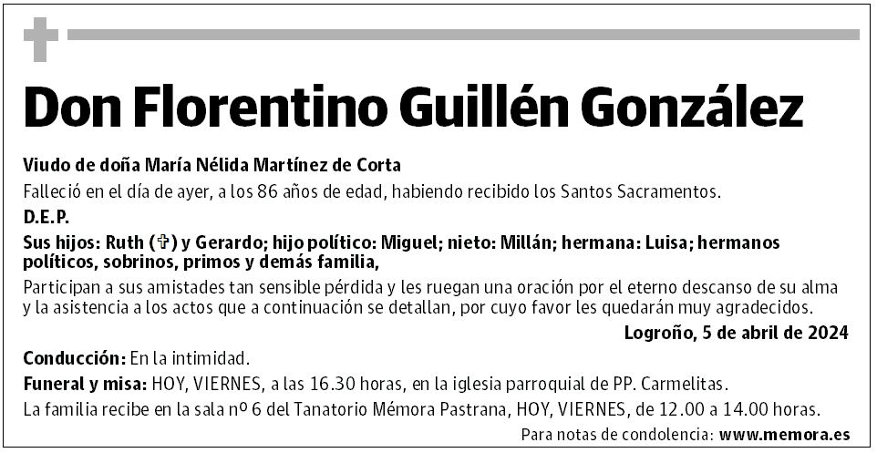 Don Florentino Guillén González