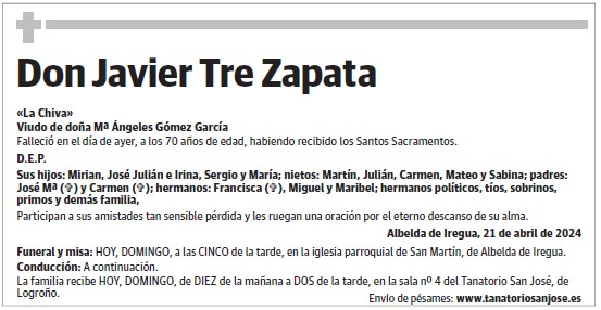 Don Javier Tre Zapata