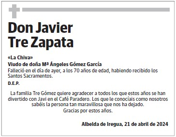 Don Javier Tre Zapata