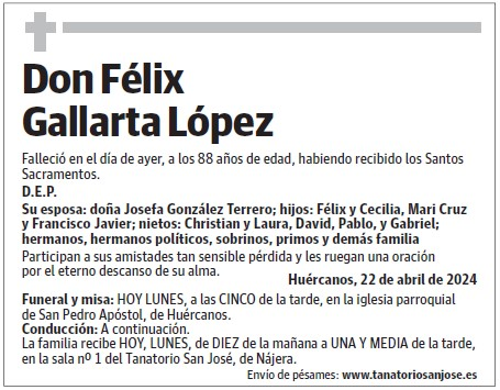 Don Félix Gallarta López