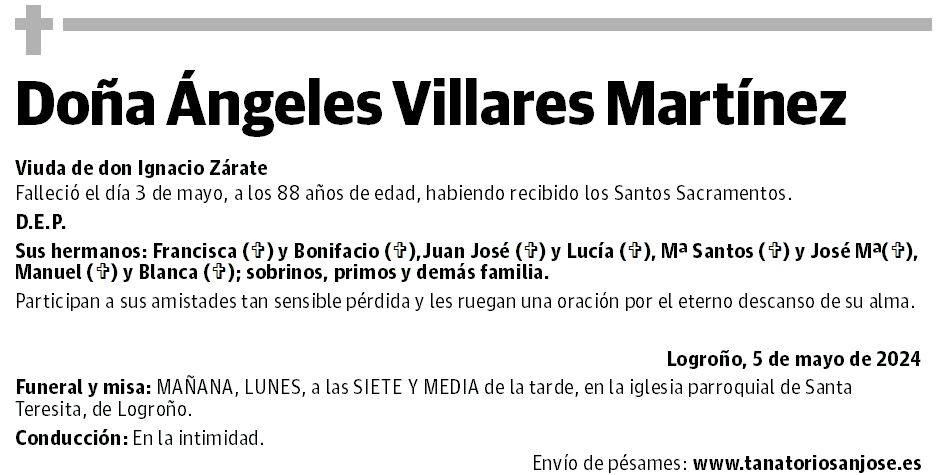 Doña Ángeles Villares Martínez