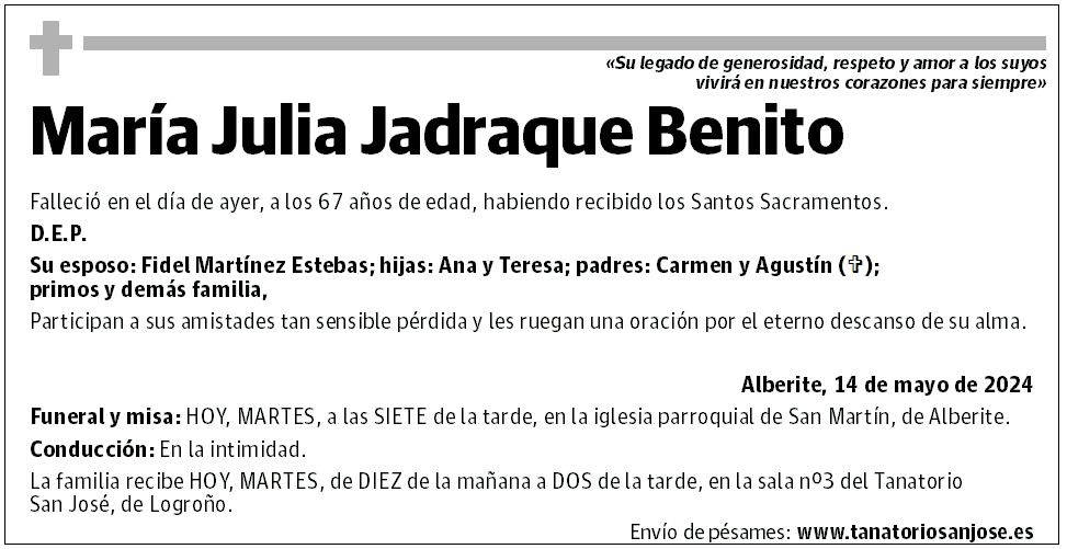 María Julia Jadraque Benito