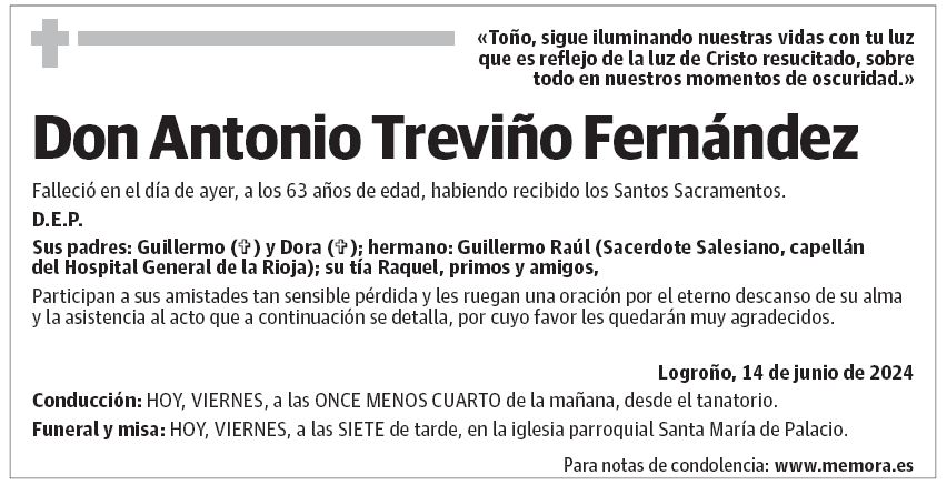 Don Antonio Treviño Fernández