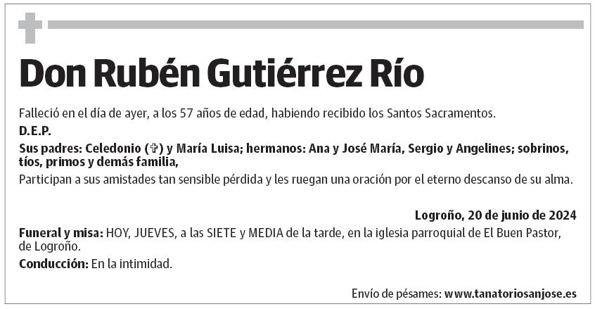 Don Rubén Gutiérrez Río