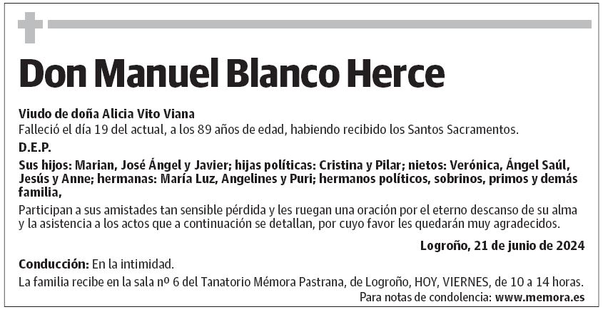 Don Manuel Blanco Herce
