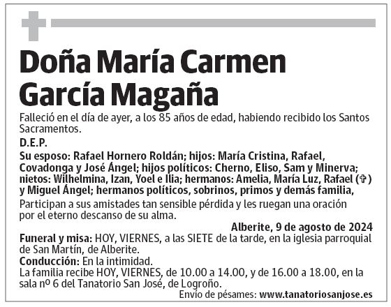 Doña María Carmen García Magaña
