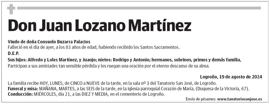 Don Juan Lozano Martínez