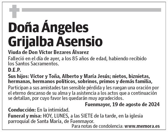 Doña Ángeles Grijalba Asensio