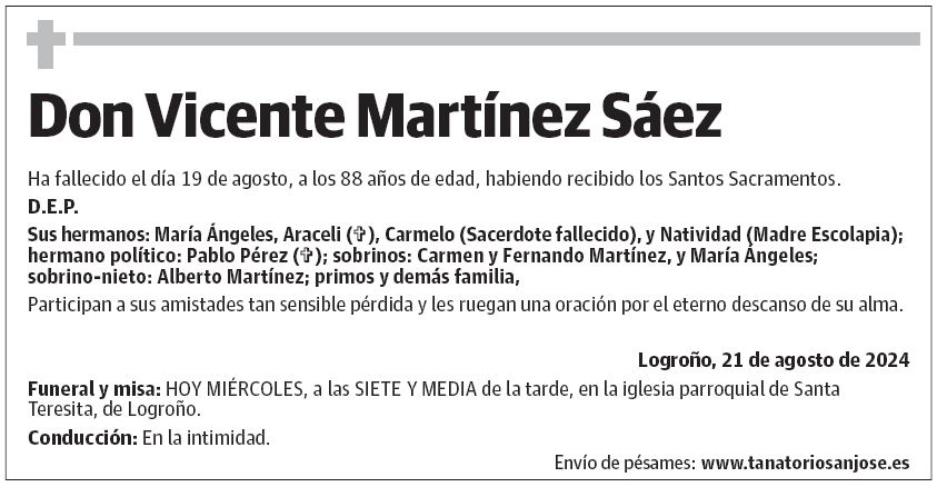Don Vicente Martínez Sáez