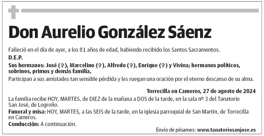 Don Aurelio González Sáenz