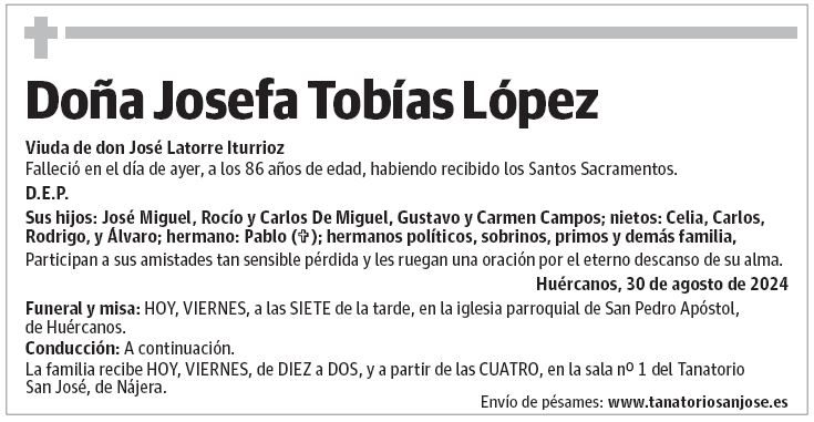 Doña Josefa Tobías López