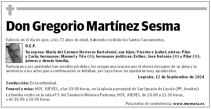 Don Gregorio Martínez Sesma