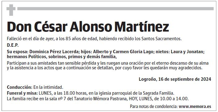 Don César Alonso Martínez