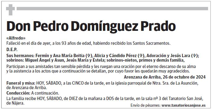 Don Pedro Domínguez Prado