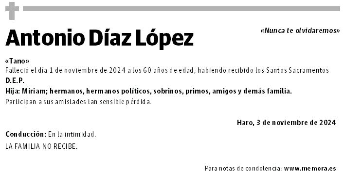 Antonio Díaz López