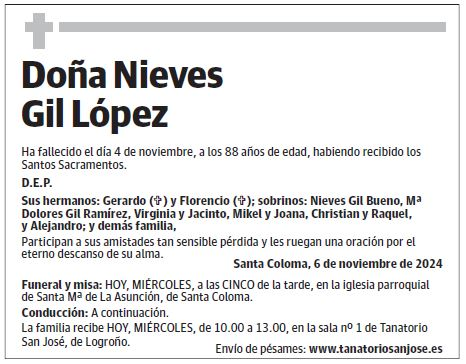 Doña Nieves Gil López