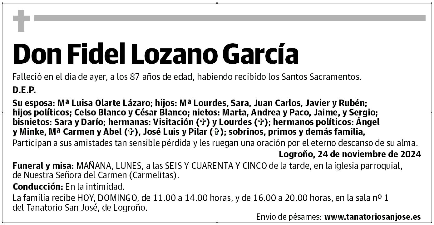 Don Fidel Lozano García